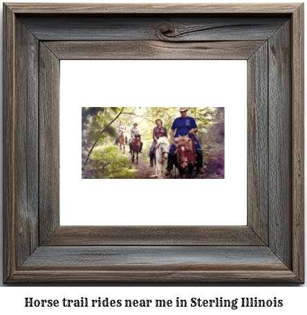 horse trail rides near me in Sterling, Illinois